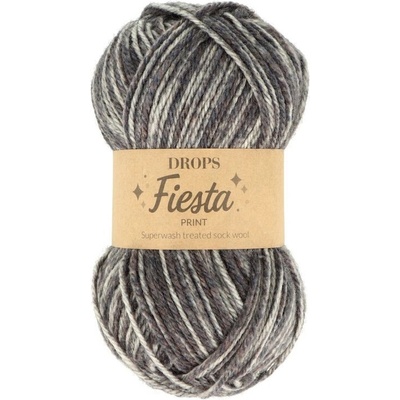 Drops Fiesta PRINT 31 mix sivej