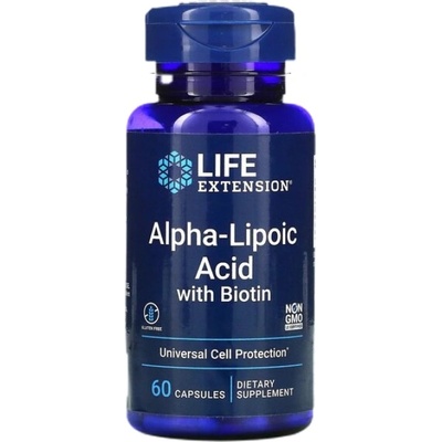 Life Extension Alpha-Lipoic Acid with Biotin [60 капсули]
