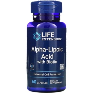 Life Extension Alpha-Lipoic Acid with Biotin [60 капсули]