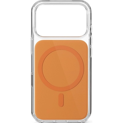 Epico Tile Mag+ Case iPhone 17 Pro Qi2 & MagSafe kompatibilný - oranžová (dierky na šnurku + camera island protector)