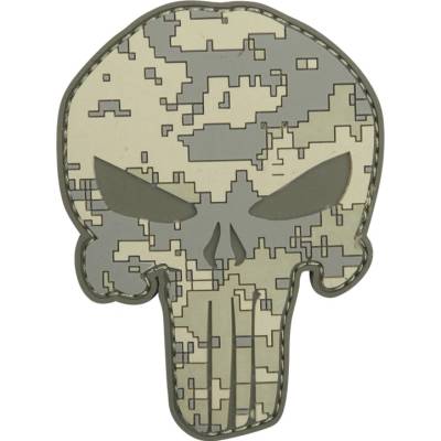 Gumová nášivka 101 Inc Punisher Head - AT-digital