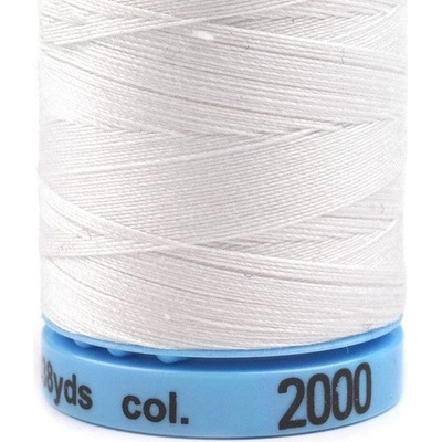 Bavlněné nitě 400 m Etiketní č.50 Triana Amann 2000 White