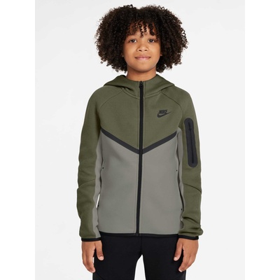 Nike Суитшърт b nsw tch flc fz - pd