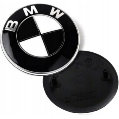 BMW znak - emblem 82mm (černo-bílá) 51148132375 – Zboží Mobilmania