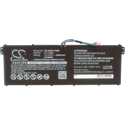 Cameron Sino Батерия за лаптоп ACER Aspire 5 A514-52G-59ZN, Aspire 7 A717-71G-51MF, AC14A8K LiPo 15.2V 3000 mAh CAMERON SINO (CS-ACB115NB)