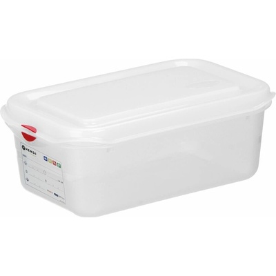 Hendi Polypropylenová gastronádoba GN 1/4 - 2,8 l - výška 100 mm - průhledná
