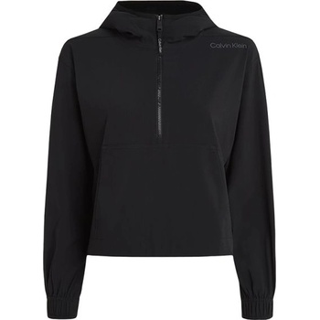 Calvin Klein Дамска блуза с дълъг ръкав Calvin Klein PW 1/4 Zip Anorak - Черен