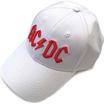 AC/DC Red Logo Muž Biela