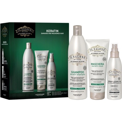 ALFAPARF Milano Il Salone Milano Keratin kit подаръчен комплект за увредена коса