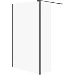Cersanit Mille - Душ кабина Walk-In, 120x200 см, черно/прозрачно стъкло S601-176 (S601-176)