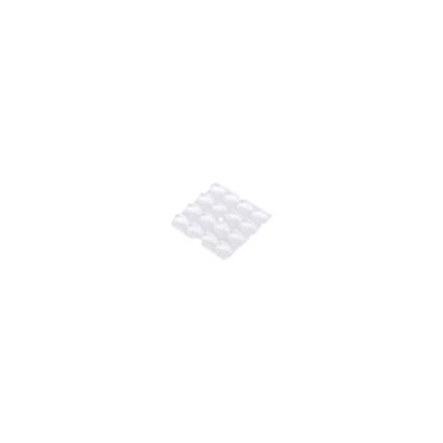 Čočka LED čtvercový Mat: plexisklo PMMA průhledná H: 8,3mm