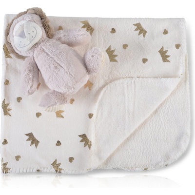 Cangaroo - Бебешко одеяло 90/75 cm с играчка Lion