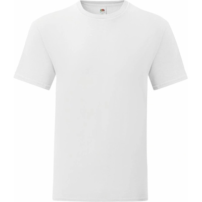 Fruit of the Loom ICONIC 150 T pánské tričko s krátkým rukávem bílá