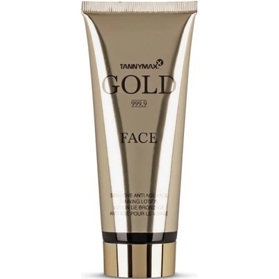 Tannymaxx Gold 999,9 krém na obličej pro urychlení opálení Sensitive Anti-Age Face 75 ml