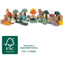 Small Foot Drevené Stavebné Kocky "Dino"