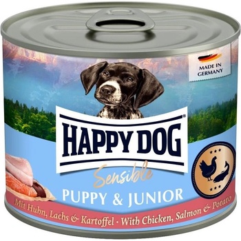 Happy Dog Sensible Puppy & Junior chicken & salmon 200 g