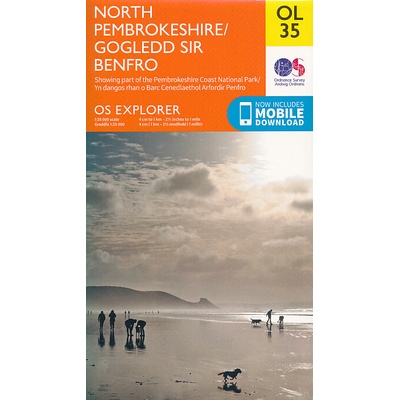 mapa North Pembrokeshire (Wales) 1:25 t.