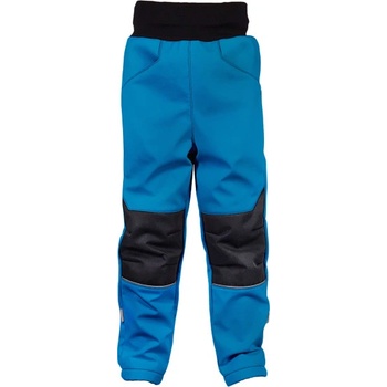 Wamu Dětské softshellové kalhoty Modro tyrkysová