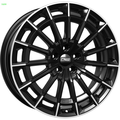Cms C38 7.5x19 5x114.3 ET45 polished black gloss