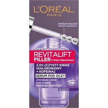 L'Oréal Revitalift Filler oční sérum s kyselinou hyaluronovou 20 ml