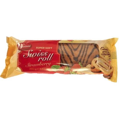 Vincinni piškótová roláda jahodová 250 g