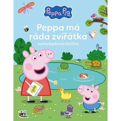 Jiri Models veľká samolepková knižka Peppa má rada zvieratká