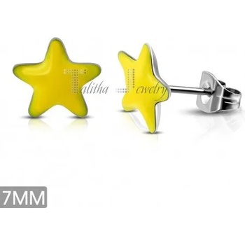 Image 1 of Обеци „Жълти звездички