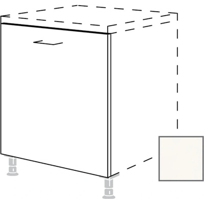 Naturel Dvířka spodní Erika24 na myčku 60x72x1,6 cm bílá lesk 450.GSBD60I – Zboží Mobilmania