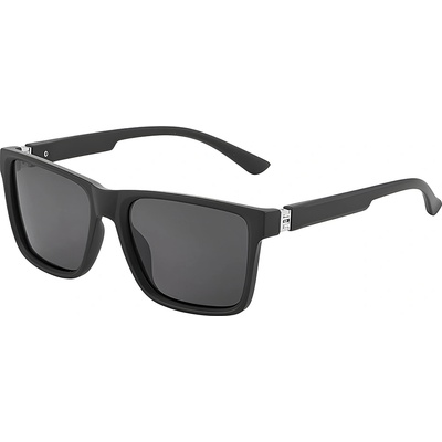 Techsuit Слънчеви очила Techsuit Polarized Sunglasses (8506) - мъжки, поляризирани, квадратна рамка - Мат Черен