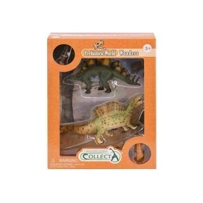 CollectA Dinosaurs Spinosaurus and Stegosaurus Figurine
