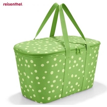 Reisenthel - Охладителна чанта - Зелена на бели точки (UH5039)