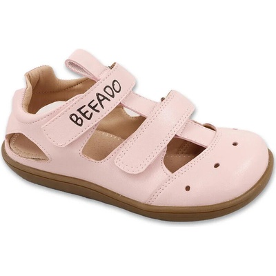 BEFADO 005X005 sandálky BAREFOOT KIDDY růžové