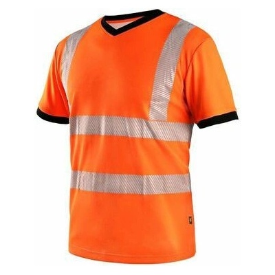 Canis CXS tričko RIPON výstražné pánské oranžovo černá 3XL