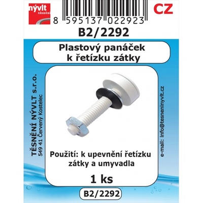Plastový panáčik k zátke, 1 ks