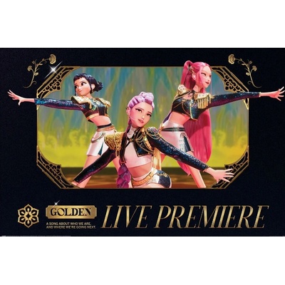 Plakát Kpop Demon Huntrix Golden Live