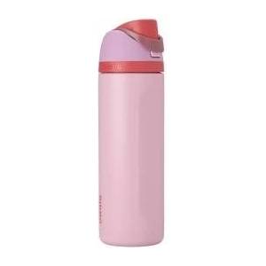 owala FreeSip Insulated Stainless Steel Drinking Bottle with Straw, 710ml - BPA Free, Ideal for Sports, Fitness, Outdoors and Travel, Angle Food Cake - C08141
