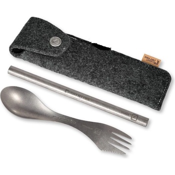Light My Fire Spork´n Straw Kit Titanium Цвят: сребърен