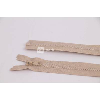 de-park Zip YKK - 45cm - dělitelný - bílá káva - 710