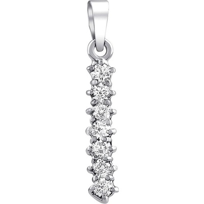 SILVEGO Stříbrný přívěsek Lela s čirými Brilliance Zirconia SILVEGOB11669SP