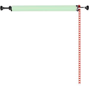 Neewer Photography Single Roll Wall Mount Manual Background Support System with 2 x Single Hooks, 2 x Expand Bars, 1 x Chain, Load Capacity: 22lb/10kg - ST-MBF1 (ST-MBF1)