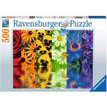 Ravensburger Пъзел Ravensburger от 500 части - Флорални отражения (16446)