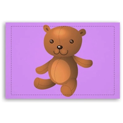 Fotoobraz 60x40 cm malý Medvídek Teddy