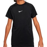 Nike Детска спортна тениска Nike Kid's Pro Dri-Fit Short-Sleeve Top Sport shirt - Black / White (704-4928-0112)