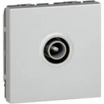 Legrand Розетка TV тип коаксиал 1dB 2 мод. цвят алуминий Mosaic - 079292 (079292)