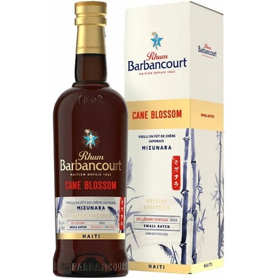Barbancourt 2023 Cane Blossom Mizunara 45% 0,7 l (holá láhev)