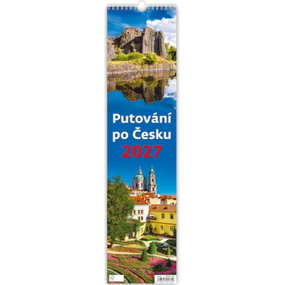 Putování po Česku vázanka nástěnný Helma 2027