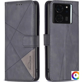 Xiaomi 14T BINFEN COLOR Magnetic Wallet Калъф и Протектор