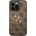 GUESS Калъф Guess - PU 4G Metal Logo, iPhone 15 Pro, кафяв (3666339171520)