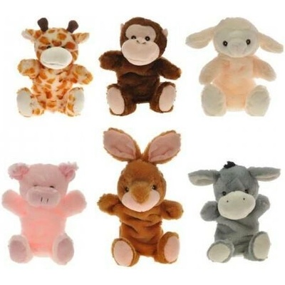 Teddies Maňásek Zvířátko plyš 30cm asst 6 druhů