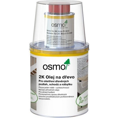 Osmo 6111 2K olej na dřevo 1 l Bílá